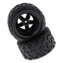 2pcs RC Car Plastic Tires, Tires Wheels For 1:18 All-Terrain Vehicle RC Car