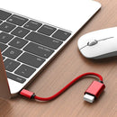 Usb Otg Type C To Usb Adapter Otg Fast Charging Type-C Charger Nylon Braide