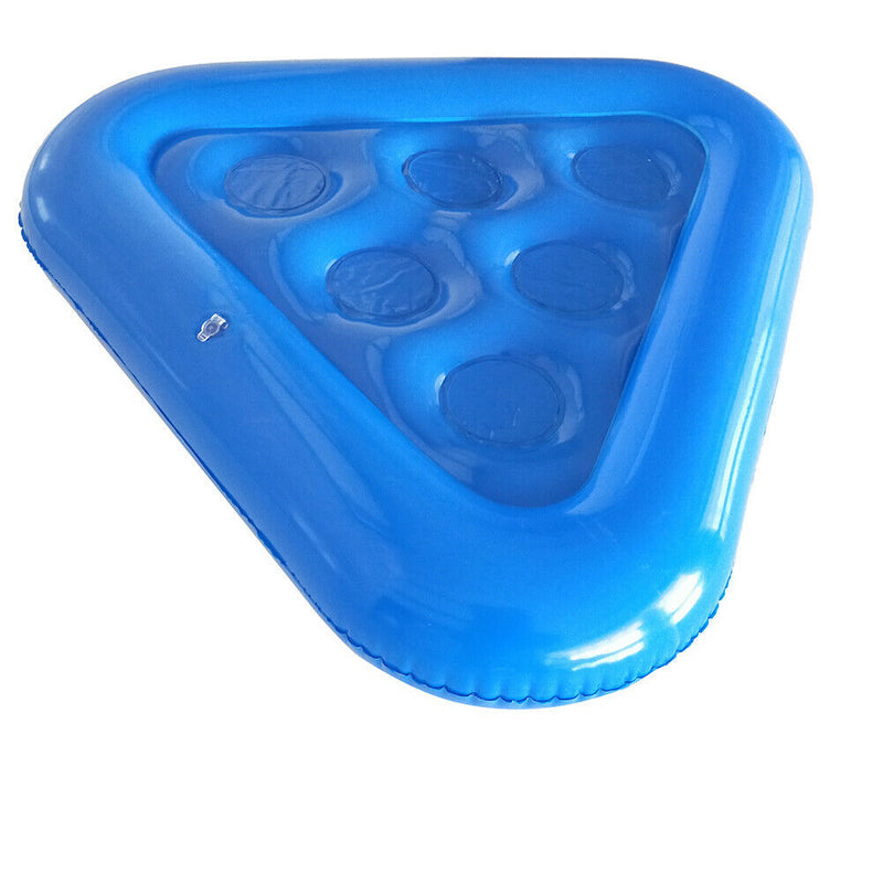 Pool Cup Holder Pvc Inflatable Water Party Summer Drink Float Coasters 6 Holes