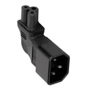 3Pin IEC 320 PDU UPS C14 To C5 Power Plug Adapter Converter Socket NEW