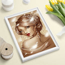 5D DIY Diamond Painting Full Round Drill Women Cross Stitch Embroidery Kits