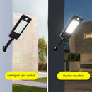 Solar Light PIR Motion Sensor IP65 Outdoor Yard Wall Dimmable Lamp (60LED)