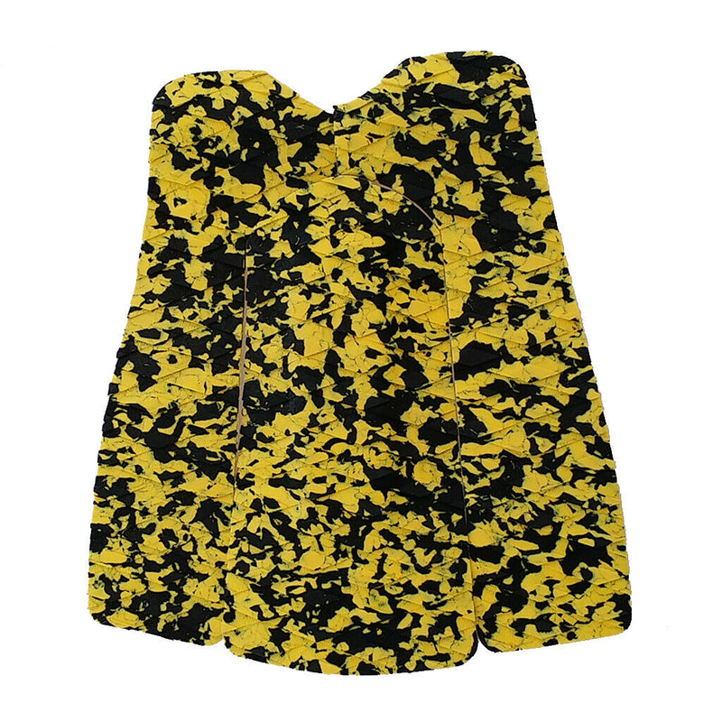 Traction Surfboard Surfing Anti-Slip Mat Yacht Deck Tail Adhesive Pad Yellow