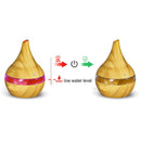 300ml USB Electric Aroma Air Diffuser Wood Ultrasonic Air Humidifier Essent B2X2