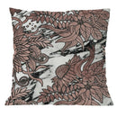 Geometric Leaves Cushion Covers Short Plush Throw Pillow Covers 45Cm X 45Cm