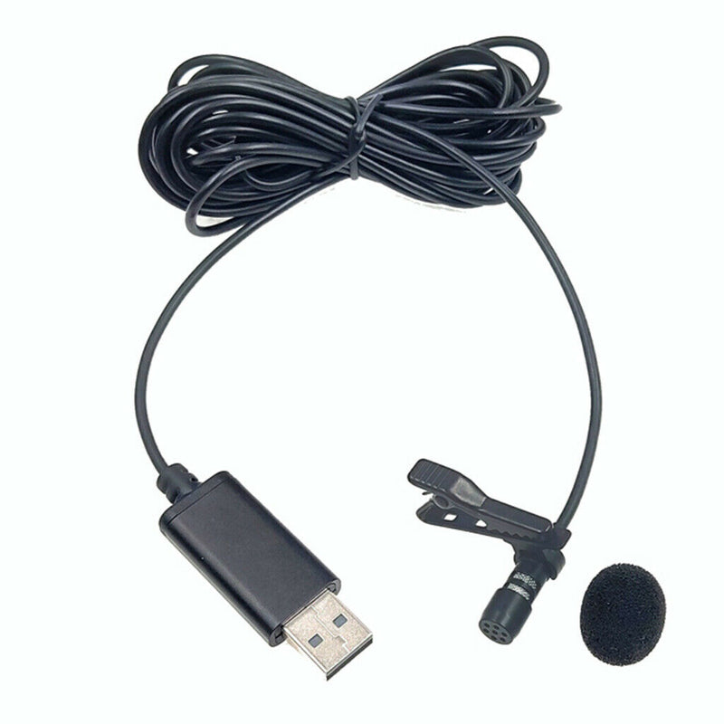 2.5mm Lavalier Lapel Microphone Omnidirectional Mic For Smartphone PC Computer