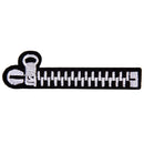 Zipper Embroidered Patch Iron on Sewing Applique Fabric Clothes DIY Decor  B TO