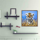 5D DIY Full Drill Diamond Painting Small Tiger Cross Stitch Embroidery Kits