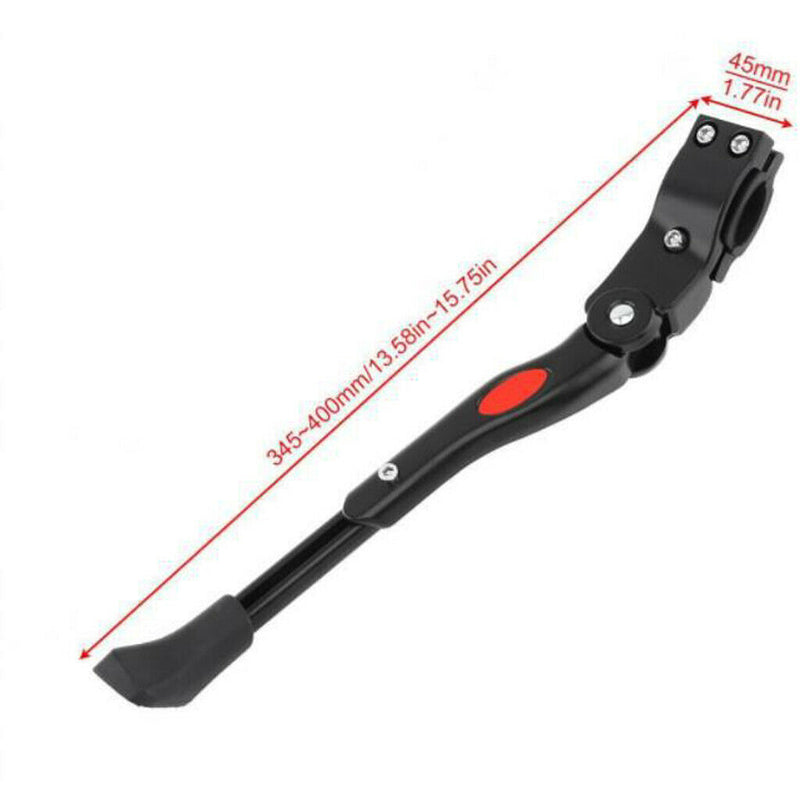 2x Bicycle Kickstands Single-Side Bike Stand Rack for 22-27'' Wheel Dia.