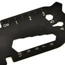 11 In 1 Multi-Function Edc Tool Card Bottle Opener Keychain Portable Outdoo B6V5
