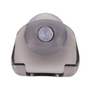 Plastic Super Suction Cup Razor Rack Clear Gray Bathroom Razor Holder JR