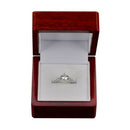 Wooden Velvet Finger Ring Box For Wedding /Birthday /Engagements /Proposal