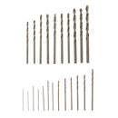 150Pcs 0.4-3.2mm Mini HSS Twist Drill Bits Straigth Shank Tools + Carry Case