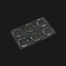 6pcs/set Snare Drum Mute Pad Drum Damper Pads Snare Tom Drum Muffler Mute T