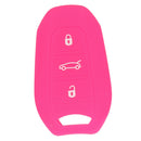 Car Key Protive Cover Holder for BUICK Flip Smart 3 Buttons Remote Key Fob Rose
