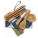 11pcs/Set Sushi Roller Bamboo Mat Spoon Chopsticks Maker Food Rolling Tools