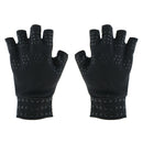 Black Anti-Arthritic Fingerless Gloves Therapy Glove Arthritic Pain Compression