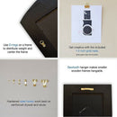Picture Hangers,Painting Hanging Kit Picture Suspension Kit 220 Pieces Heav