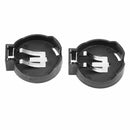 2 Pcs CR2450 Coin Cell Button Battery Socket Holder Case 2 Pins Black G7U7