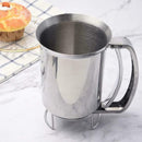 Stainless Steel Batter Funnel Handhold Pancake Batter Supply Dispenser Kitc O5O5