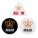 Acrylic Texas Hold'em Dealer Chip Poker Guard Card Entertainment Accessory
