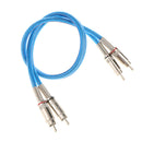 Dual RCA to RCA Audio Video AV Cord for HDTV DVD VCR Stereo Cable 0.5meter