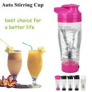 Portable Vortex Electric Protein Shaker Mixer Bottle Detachable Cup Y8M4