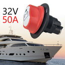 32V 50 Amp Battery Switch On-Off-Out Disconnect Kill Switch for Car Boat RV