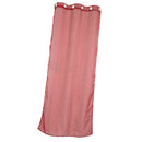 Burgundy Eyelet Telylene Window Treatment Curtain Door Drape Valance 1x2.1M