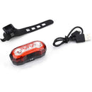 Usb Rechargeable Intelligent Gravity Induction Cob Bicycle Brake Light Tail