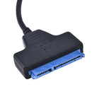 USB 3.0 To SATA 22 Pin SSD 2.5 Inch Hard Disk Drive Adapter Cable US Top!