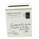 Durable Galvanized Post Box Mailbox Magazines Newspaper Basket Guard Beige