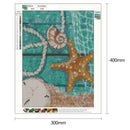5D DIY Full Drill Diamond Painting Sea Star Cross Stitch Embroidery Mosaic