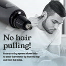 Professional Waterproof Nose Hair Trimmer, Men's Shaving Nose with LED Ligh