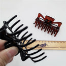 6 Pieces Plastic Hair Clips Claw Women Hair Claw Clamps Hairpin (Black And  D9X9