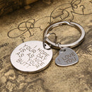 Engraved Pendants I Love You Key Chain Key Ring Jewelry Valentines day gi Ws Gn
