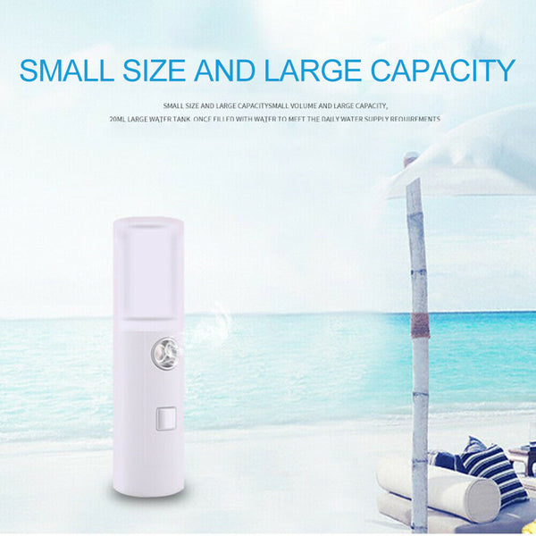 30ml USB Charging Face Steamer Portable Nano Facial Sprayer Mist Humidifier