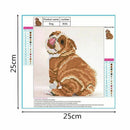 5d diy diamond painting cross stitch kit diamond embroidery dog diamond ani