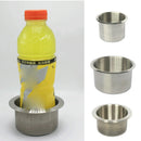 Stainless Steel Recessed Cup Drink Holder for Marine Boat RV Camper ONW YDL