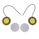 Durable 130W Universal Circle Yellow White LED Switch Light DRL
