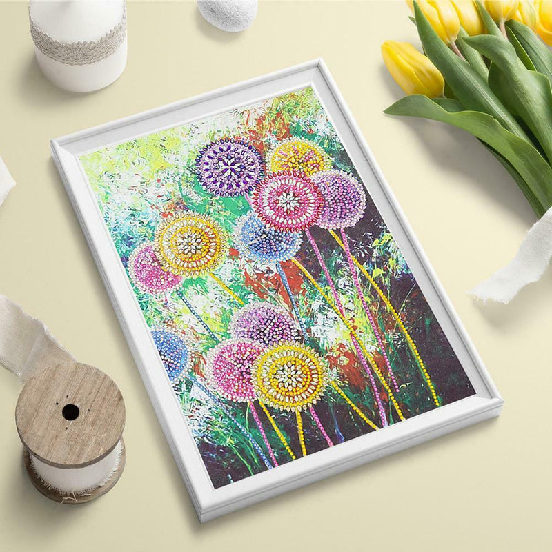 5D DIY Special Shaped Diamond Painting Flower Cross Stitch Mosaic Craft Kit