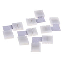 10x Clip-on L Shape 4Pin 5050 LED RGB String Solderless Coupler Connectors