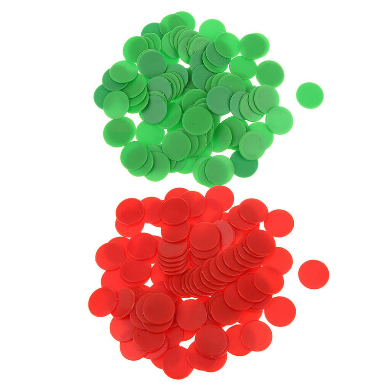 200PCS Plastic Board Game Counters Tiddly