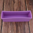 Silicone Rectangle Soap Making Mould DIY Toast Bread Loaf Cake Mold Bakeware