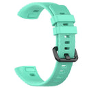 Soft TPU Watch Band Bracelet Wrist Strap for Huawei Band 3 Pro (Lake Blue) A