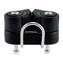 2pcs Aluminum Sailboat 2 Row Ball Bearing Cam Cleat