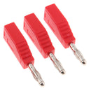5Pieces 4mm Banana Plug For Test Probes Instrument Meter Connector Red