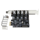 4 Port PCI-e to USB 3.0 HUB PCI Express Expansion Card Adapter 5Gbps for Desktop