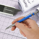 2.0mm Metal Mechanical Drawing Pencil w/Refill School Office Stationery (B)