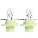 5pcs T5 B8.4D Halogen Car Gauge Bulbs for Dash Instrument Light (Green)